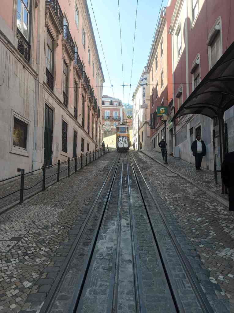 The famous train of Lisbon